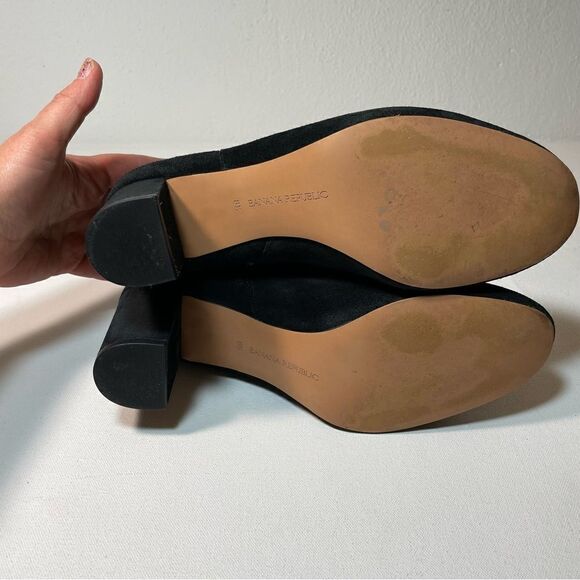 Banana Republic black suede ankle booties - Picture 5 of 12